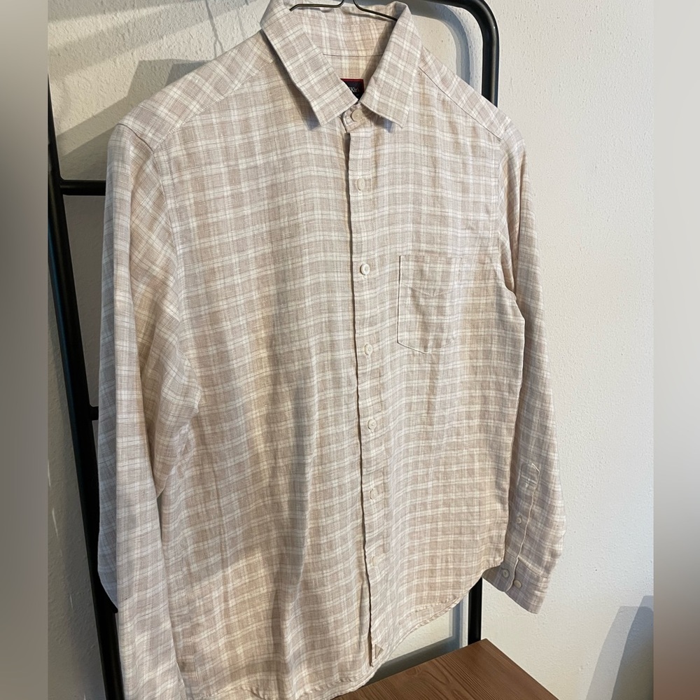 UNTUCKit Wrinkle Resistant Linen Noval Shirt - Medium Slim